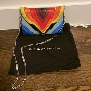 Elena Ghisellini Multi Color Rainbow Bag